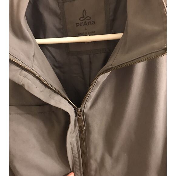 Prana Lydia Utility Jacket Full Zip w/ Pockets Grey Charcoal Women's Size Large - Picture 5 of 7
